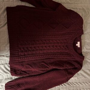 Maroon Sweater 
Size Small/Medium